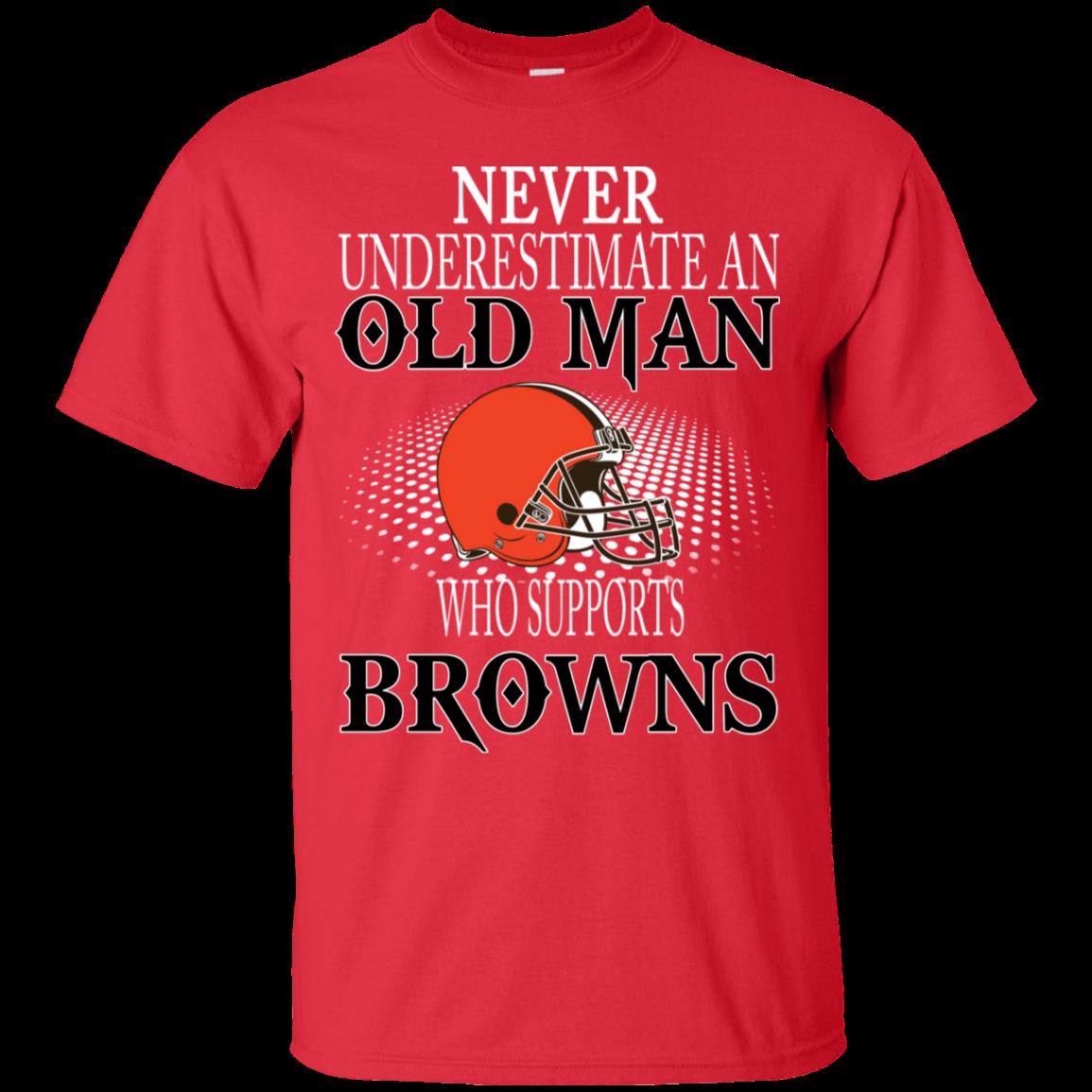 Cleveland Browns Old Man Shirts Man Supports Browns 4 » Cool Gifts for You - Mfamilygift Cleveland Browns Old Man Shirts Man Supports Browns 4