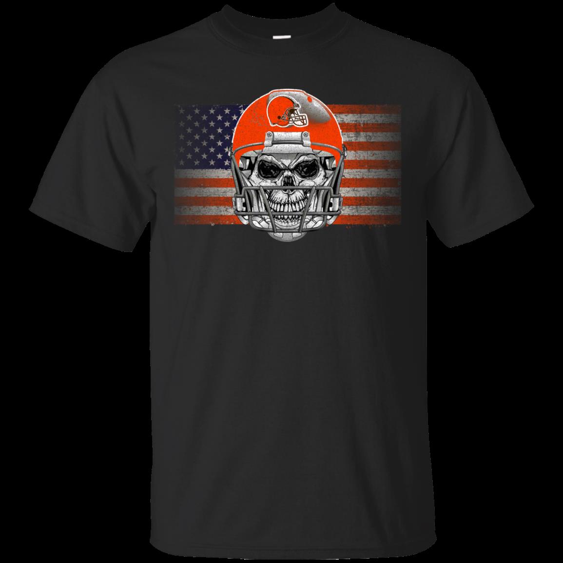 Cleveland Browns Skull Halloween Shirts