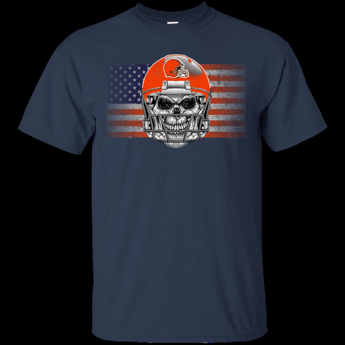 Cleveland Browns Skull Halloween Shirts 1 » Cool Gifts for You - Mfamilygift Cleveland Browns Skull Halloween Shirts 1