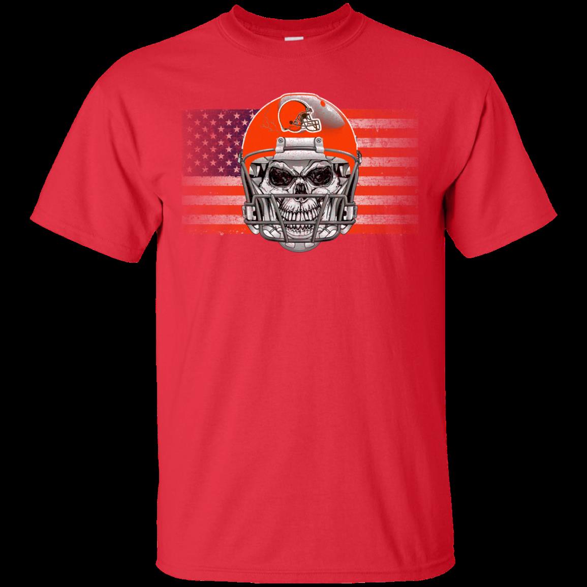 Cleveland Browns Skull Halloween Shirts 4 » Cool Gifts for You - Mfamilygift Cleveland Browns Skull Halloween Shirts 4