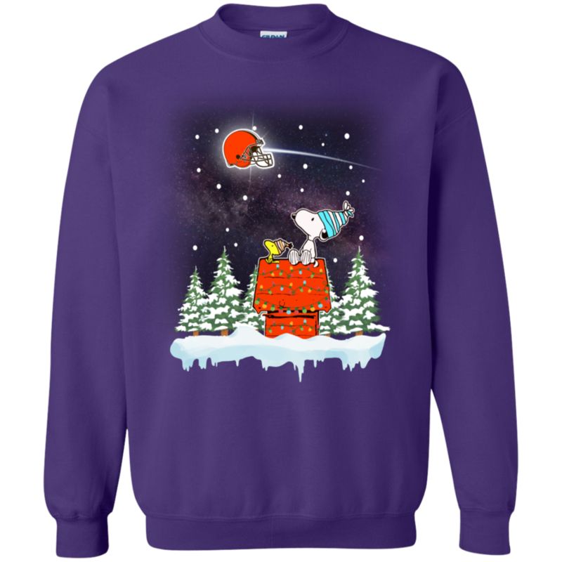Cleveland Browns Ugly Christmas Sweater Snoopy Woodstock 4 » Cool Gifts for You - Mfamilygift Cleveland Browns Ugly Christmas Sweater Snoopy Woodstock 4