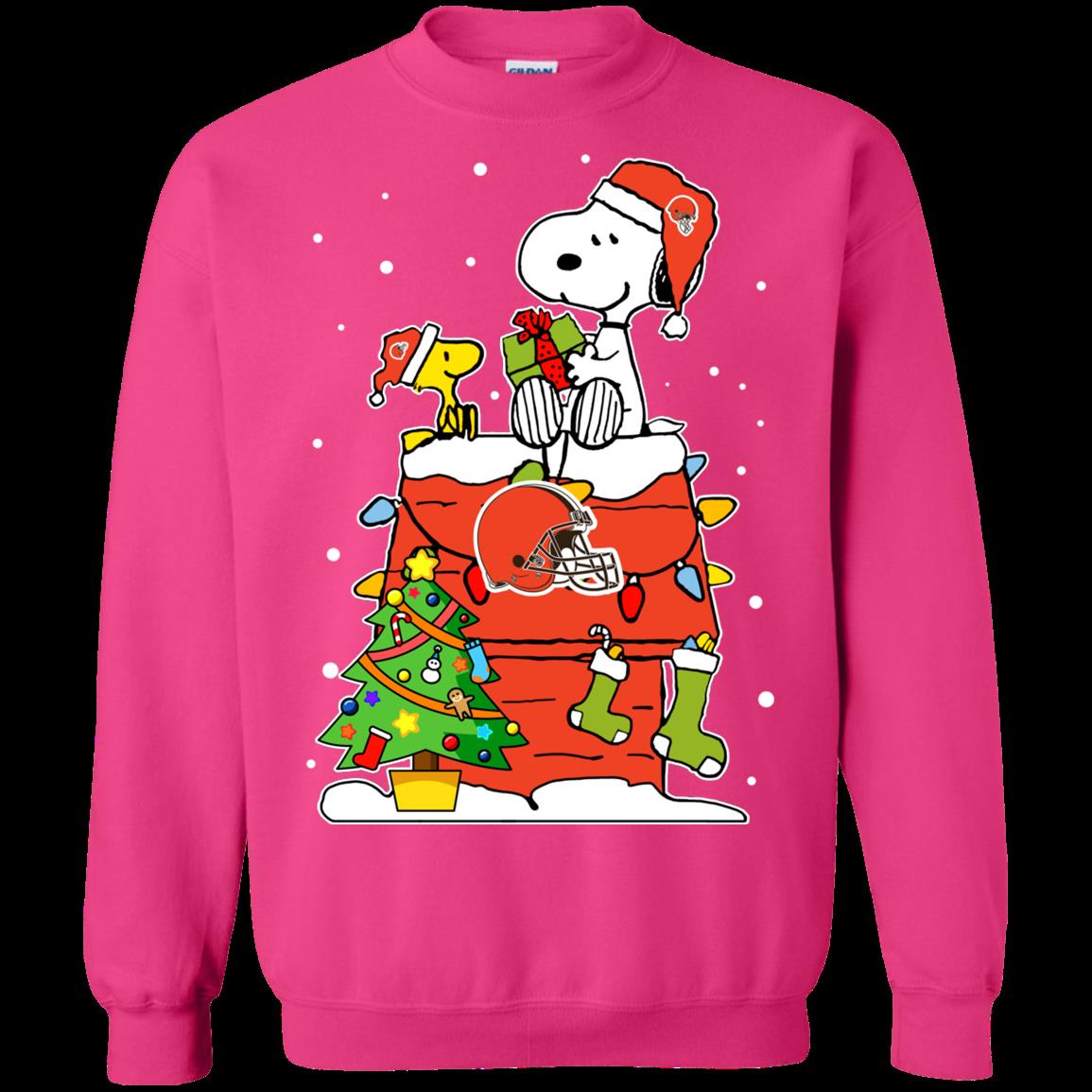 Cleveland Browns Ugly Christmas Sweaters Snoopy Hoodies Sweatshirts 3 » Cool Gifts for You - Mfamilygift Cleveland Browns Ugly Christmas Sweaters Snoopy Hoodies Sweatshirts 3