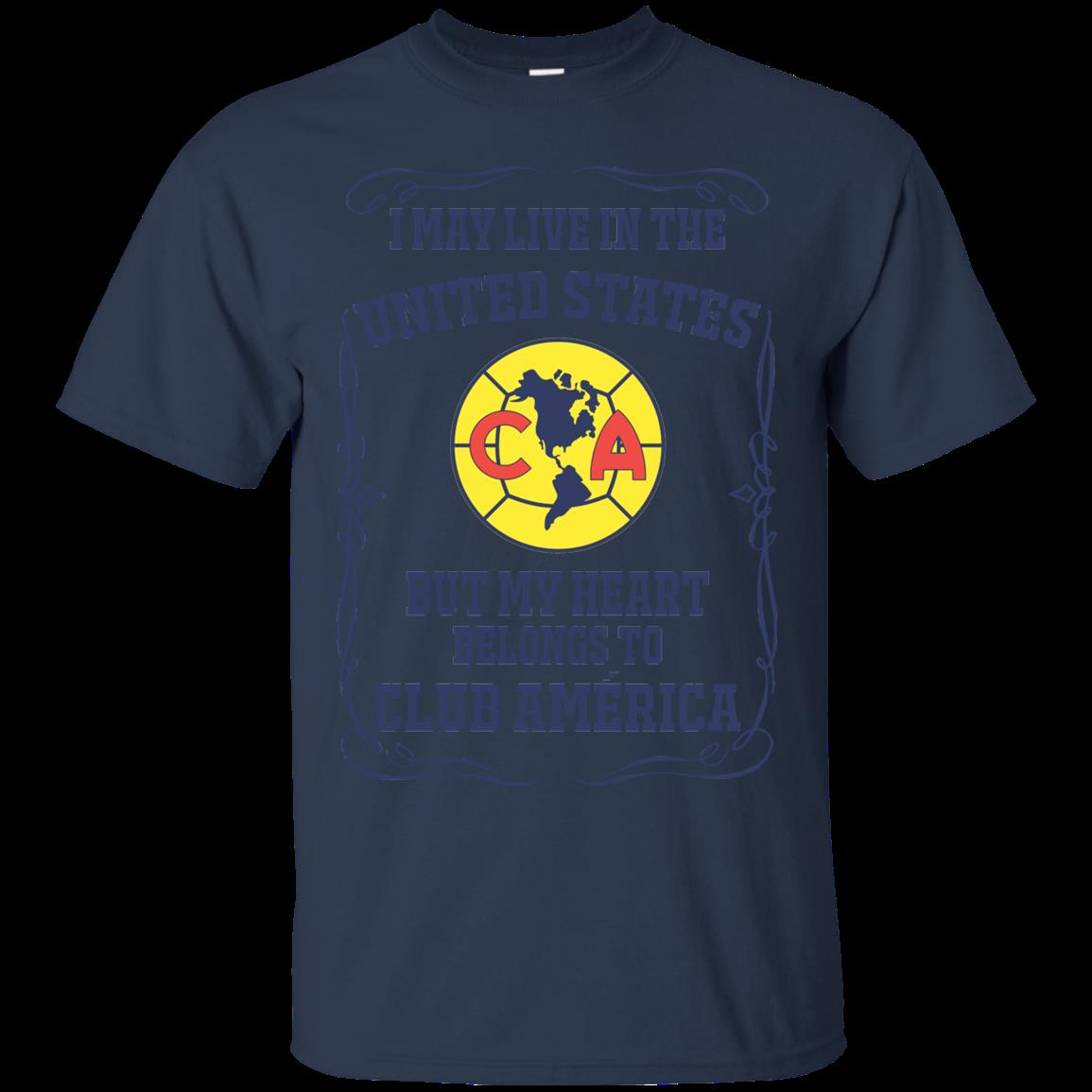 Club America United States Shirts My Heart Belongs To Club America 1 » Cool Gifts for You - Mfamilygift Club America United States Shirts My Heart Belongs To Club America 1
