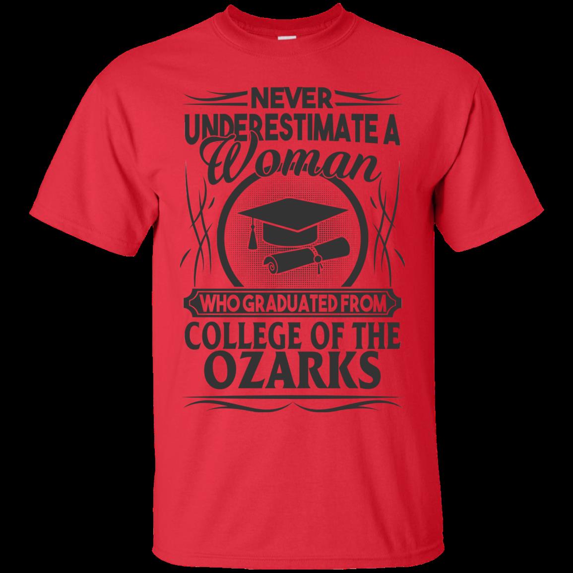 College Of The Ozarks Graduate Woman Shirts Never Underestimate 3 » Cool Gifts for You - Mfamilygift College Of The Ozarks Graduate Woman Shirts Never Underestimate 3