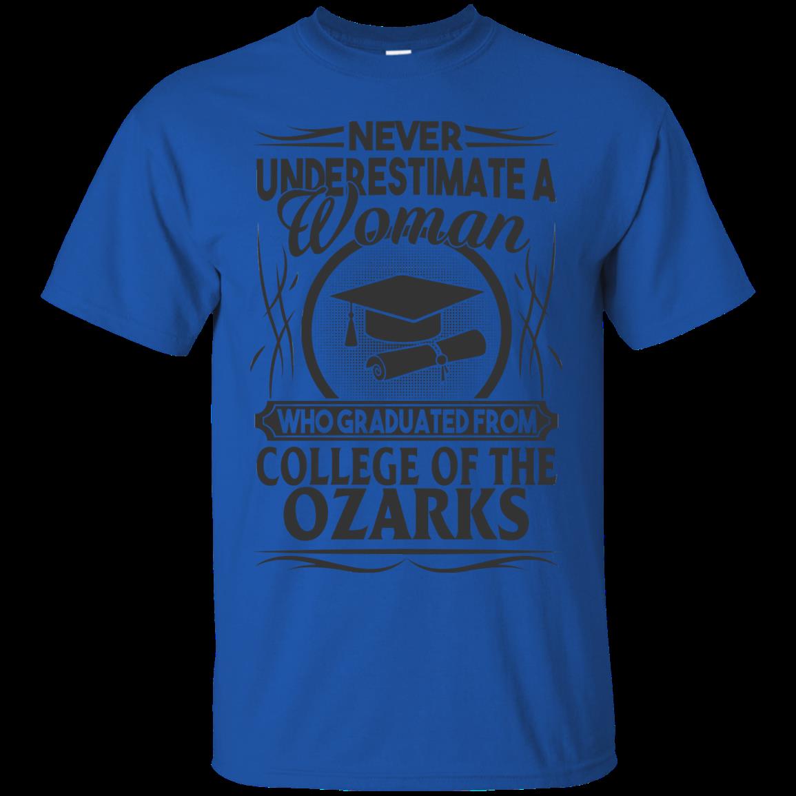 College Of The Ozarks Graduate Woman Shirts Never Underestimate 4 » Cool Gifts for You - Mfamilygift College Of The Ozarks Graduate Woman Shirts Never Underestimate 4