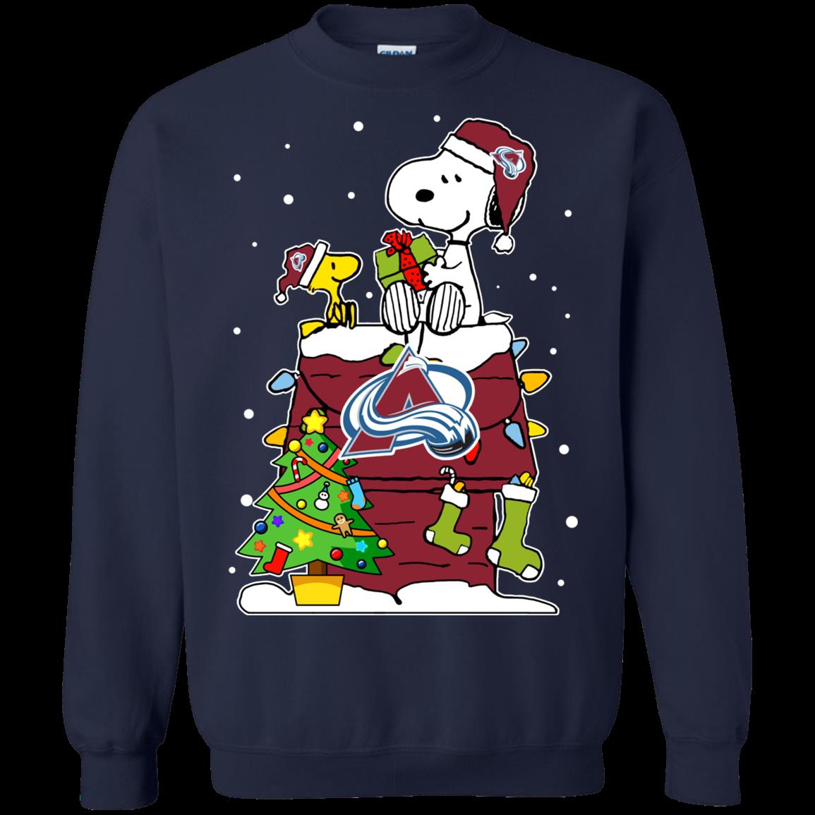 Colorado Avalanche Ugly Christmas Sweaters Snoopy Hoodies Sweatshirts 1 » Cool Gifts for You - Mfamilygift Colorado Avalanche Ugly Christmas Sweaters Snoopy Hoodies Sweatshirts 1