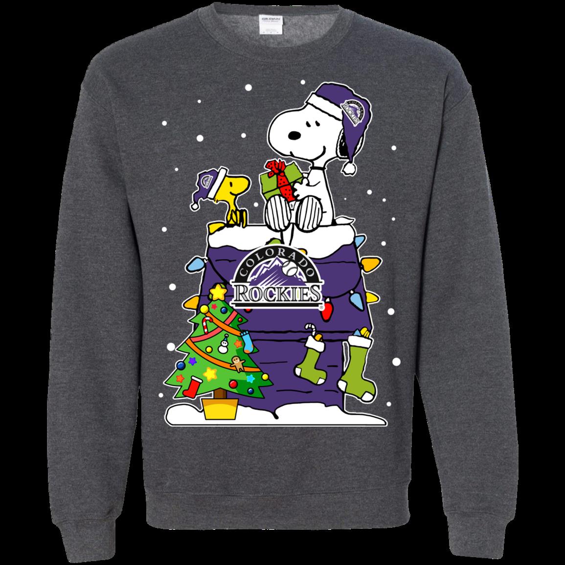 Colorado Rockies Ugly Christmas Sweaters Snoopy Hoodies Sweatshirts 1 » Cool Gifts for You - Mfamilygift Colorado Rockies Ugly Christmas Sweaters Snoopy Hoodies Sweatshirts 1