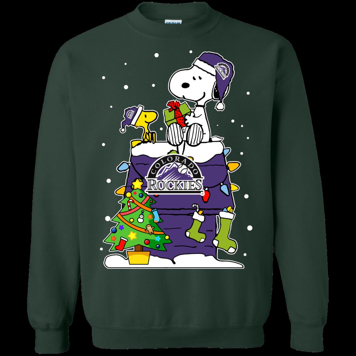 Colorado Rockies Ugly Christmas Sweaters Snoopy Hoodies Sweatshirts 4 » Cool Gifts for You - Mfamilygift Colorado Rockies Ugly Christmas Sweaters Snoopy Hoodies Sweatshirts 4