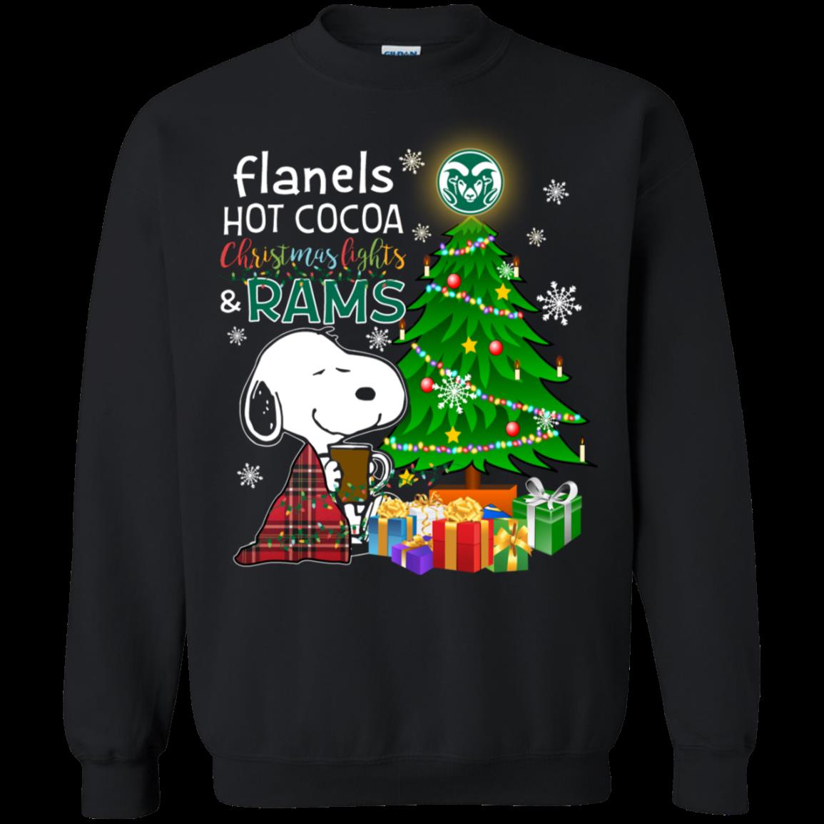 Colorado State Rams Snoopy Ugly Christmas Sweater Flanels Hot Cocoa Colorado State Rams Snoopy Ugly Christmas Sweater Flanels Hot Cocoa
