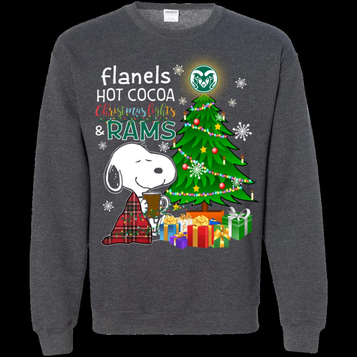 Colorado State Rams Snoopy Ugly Christmas Sweater Flanels Hot Cocoa 2 » Cool Gifts for You - Mfamilygift Colorado State Rams Snoopy Ugly Christmas Sweater Flanels Hot Cocoa 2