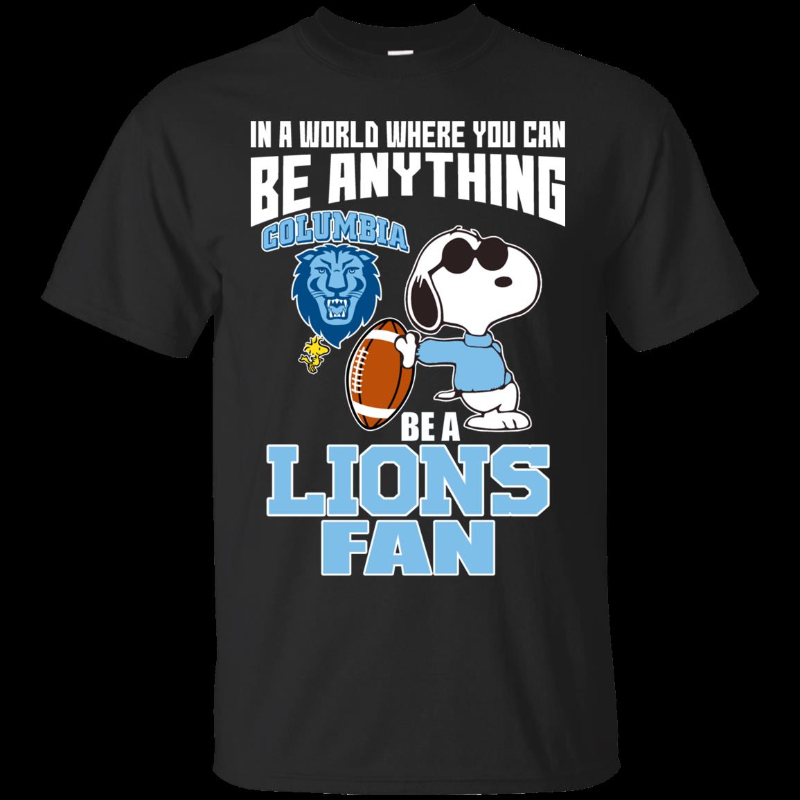Columbia Lions Snoopy Shirts Be A Fan