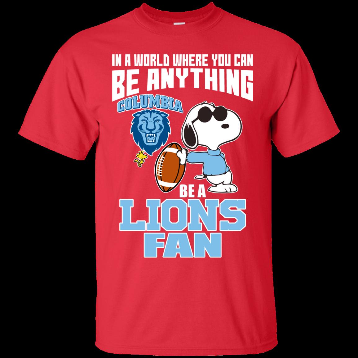 Columbia Lions Snoopy Shirts Be A Fan 1 » Cool Gifts for You - Mfamilygift Columbia Lions Snoopy Shirts Be A Fan 1