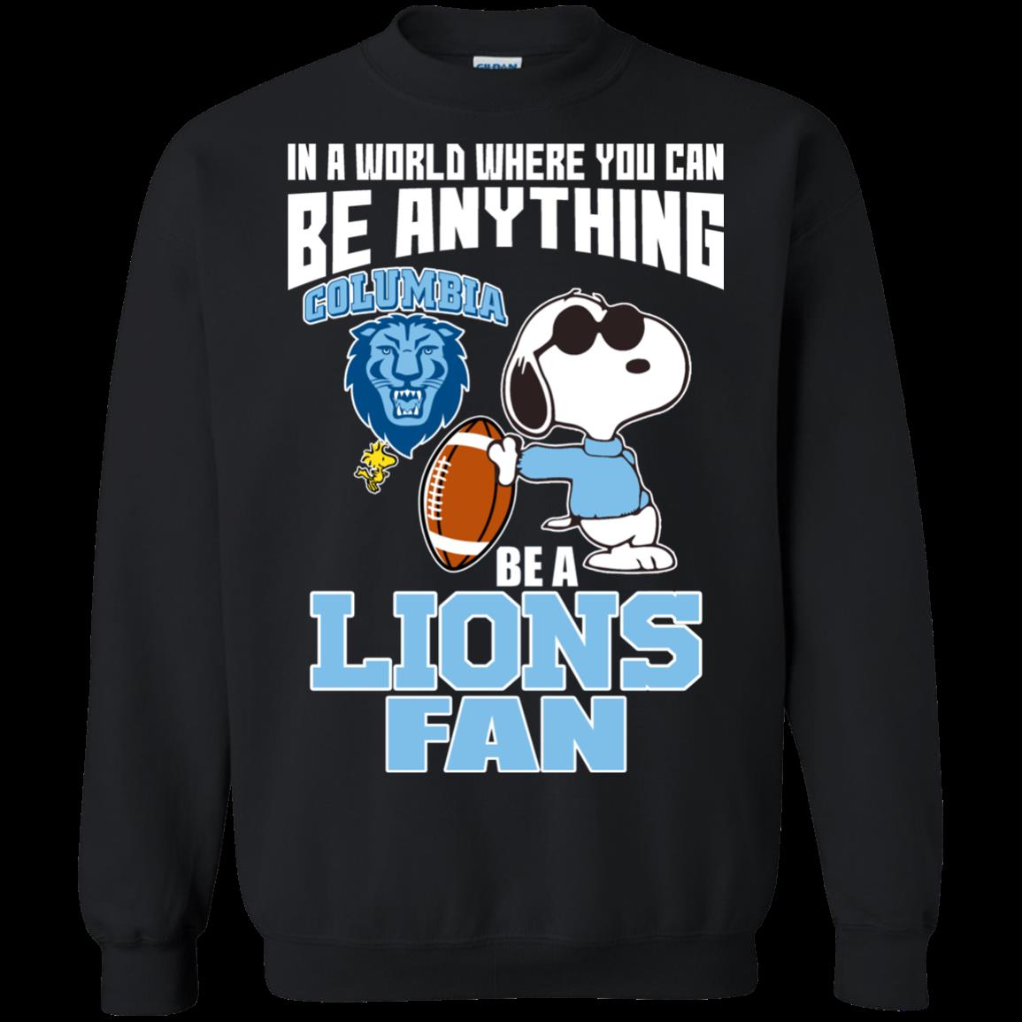Columbia Lions Snoopy Shirts Be A Fan 3 » Cool Gifts for You - Mfamilygift Columbia Lions Snoopy Shirts Be A Fan 3