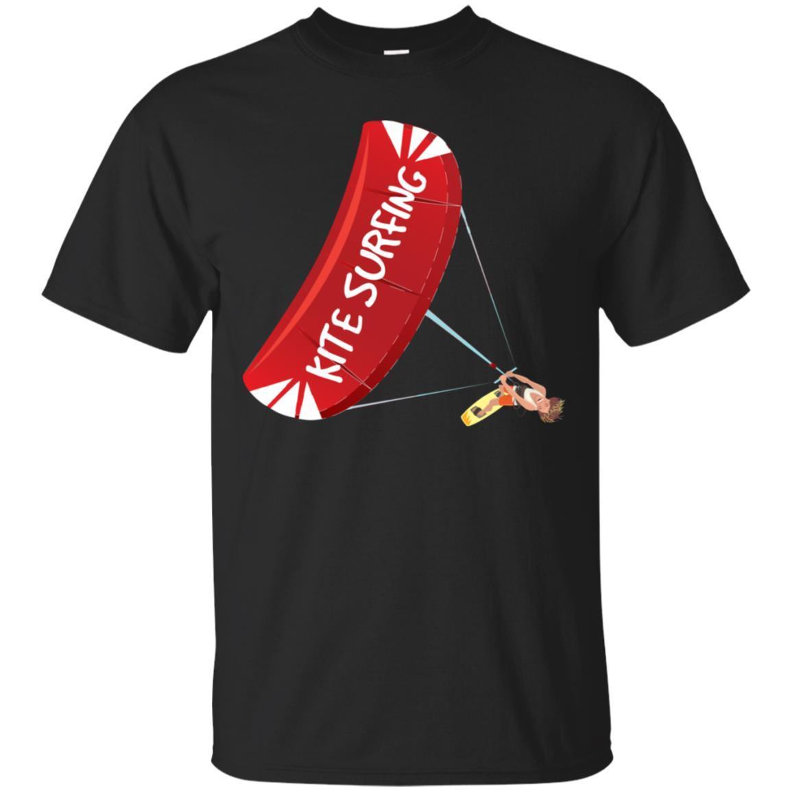 Cool Kite Surfing Xtreme Aquatic Sport Tee Shirt