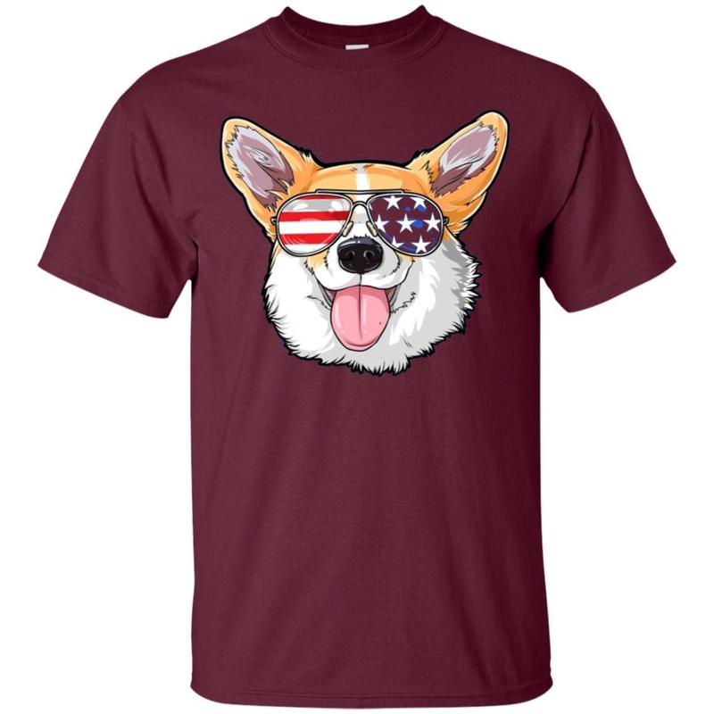 Corgi American Sunglasses T Shirt 4th Of July Dog Puppy Usa 2 » Cool Gifts for You - Mfamilygift Corgi American Sunglasses T Shirt 4th Of July Dog Puppy Usa 2