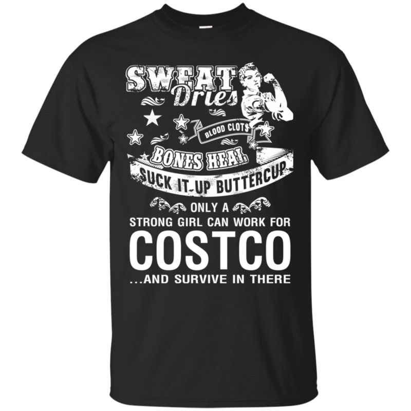 Costco Worker Woman Shirts Only Strong Girl Can Work For Costco