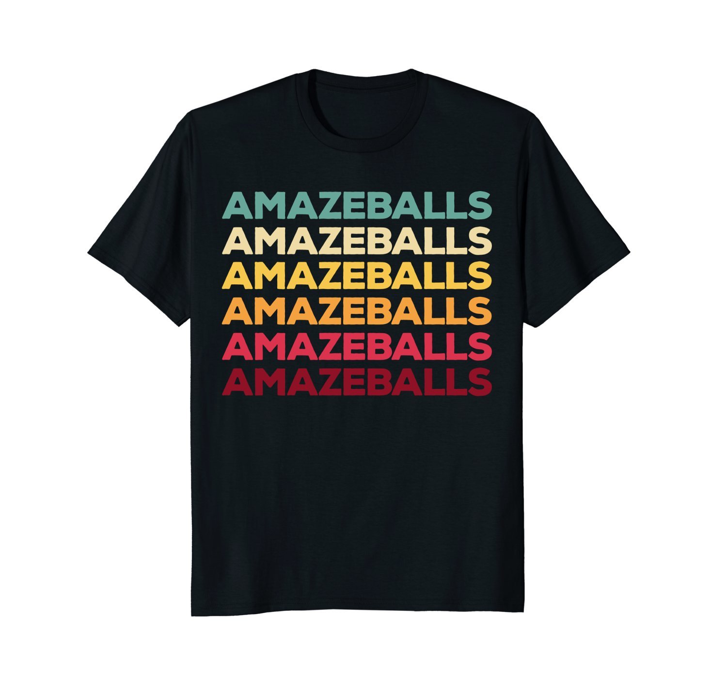 AMAZEBALLS Shirt Funny Retro Vintage Father's Mother's Day AMAZEBALLS Shirt Funny Retro Vintage Father's Mother's Day