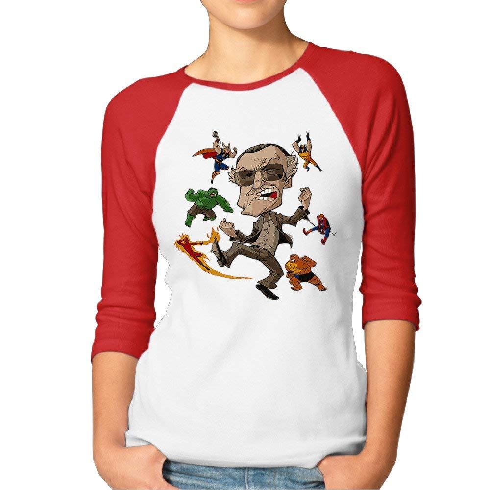 Cover your body with amazing CUPP Women's Stan Lee POSTER Women Raglan Sleeve Baseball Tshirts Cover your body with amazing CUPP Women's Stan Lee POSTER Women Raglan Sleeve Baseball Tshirts