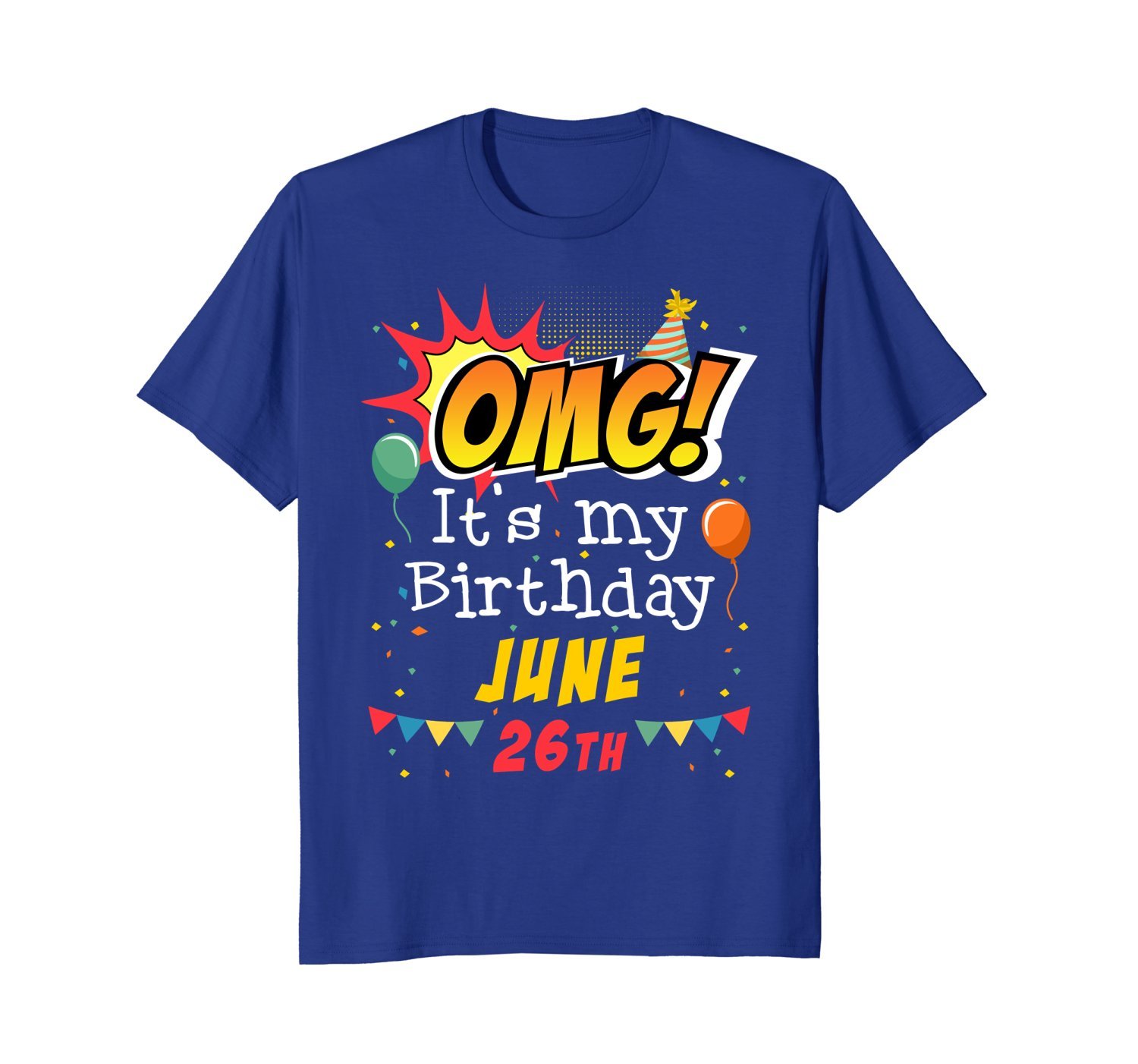 June 26th OMG Its My Birthday T-shirt Cancer Pride 2 » Cool Gifts for You - Mfamilygift June 26th OMG Its My Birthday T-shirt Cancer Pride 2
