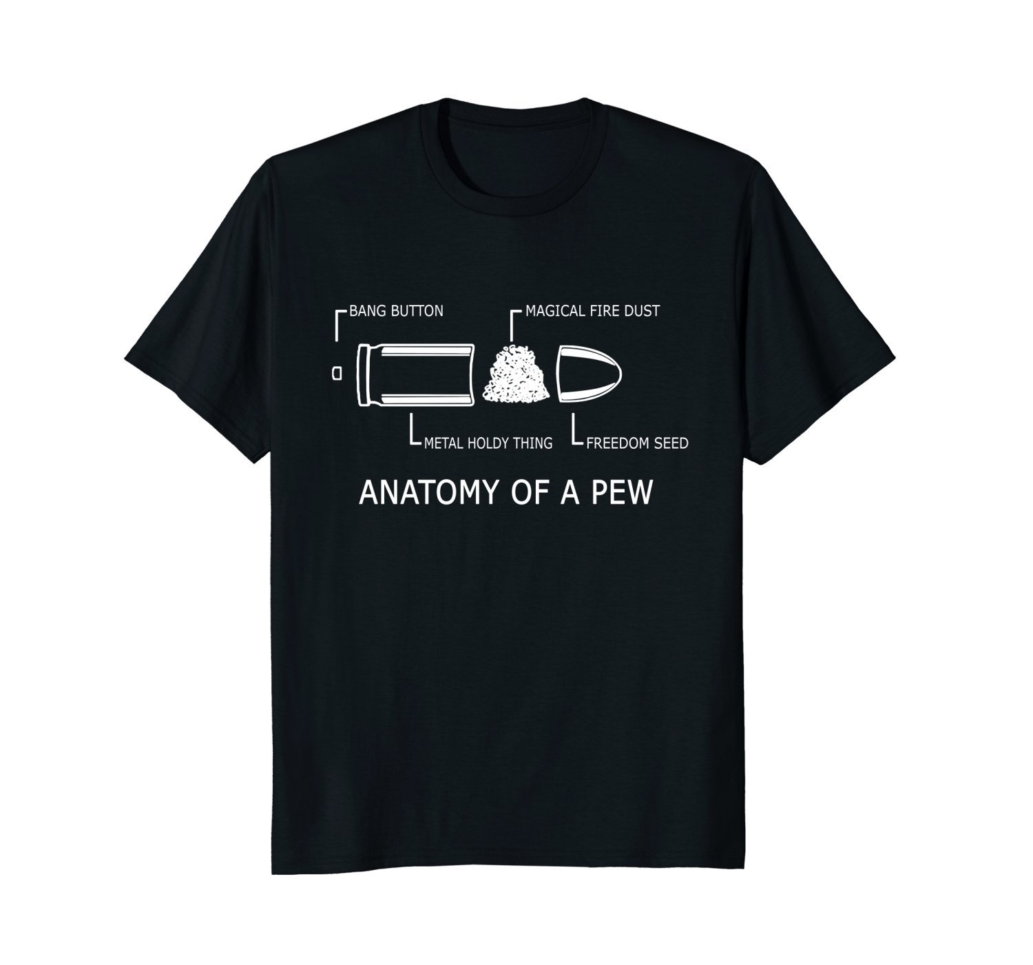 Just The Tip I Promise Anatomy of a Pew Enough Gun T -Shirt