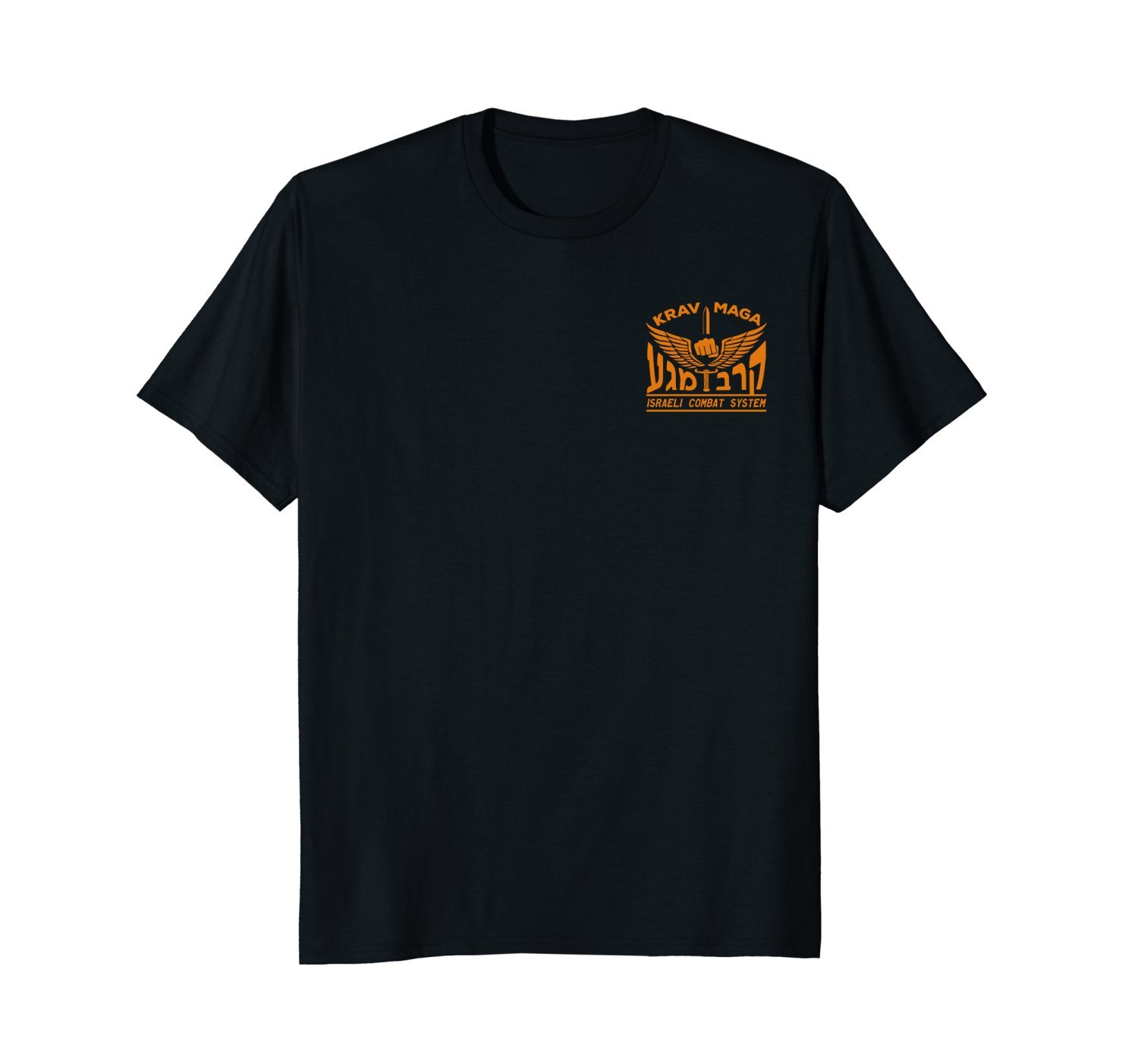 KRAV MAGA T-Shirt Israeli Combat System IDF Front Back Tee KRAV MAGA T-Shirt Israeli Combat System IDF Front Back Tee