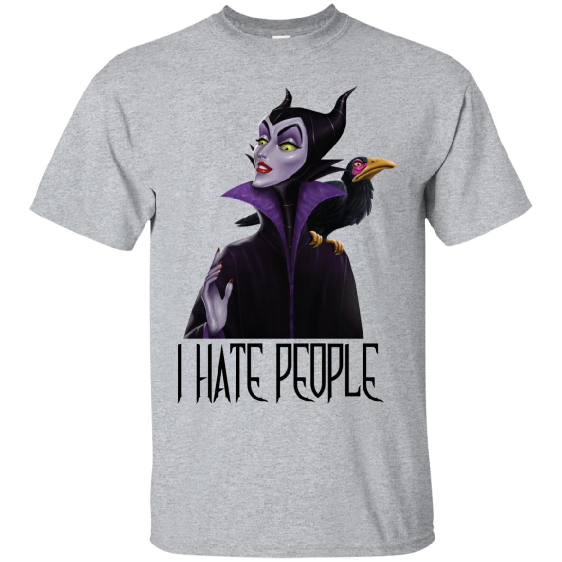 Cover your body with amazing Maleficent I Hate People Shirt