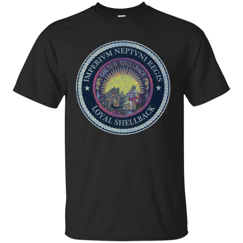 Cover your body with amazing Men?s Loyal Golden Shellback Distressed T-Shirts
