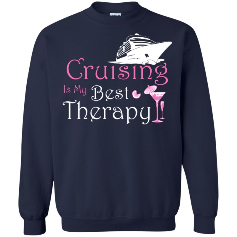 Cruising Cruising Is My Best Therapy T Shirt Hoodies Sweatshirt 2 » Cool Gifts for You - Mfamilygift Cruising Cruising Is My Best Therapy T Shirt Hoodies Sweatshirt 2