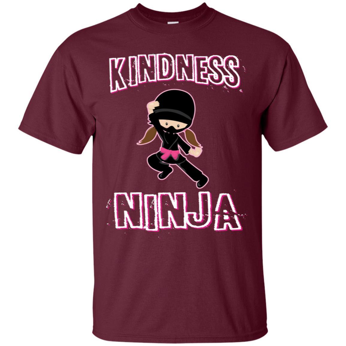 Cute Kindness Ninja Girl Anti Bullying Movement Tee Shirt 2 » Cool Gifts for You - Mfamilygift Cute Kindness Ninja Girl Anti Bullying Movement Tee Shirt 2