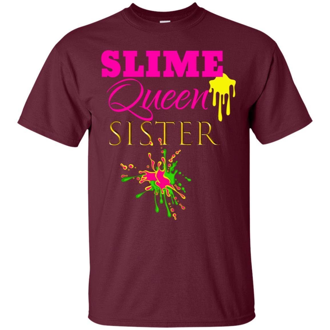 Cute: Slime Queen Sister Birthday Girl Shirt Party Outfit 2 » Cool Gifts for You - Mfamilygift Cute: Slime Queen Sister Birthday Girl Shirt Party Outfit 2