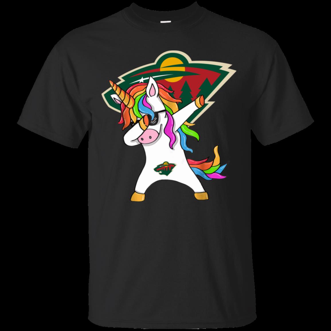 Dabbing Hip Hop Unicorn Dab Minnesota Wild Shirt Cotton Shirt