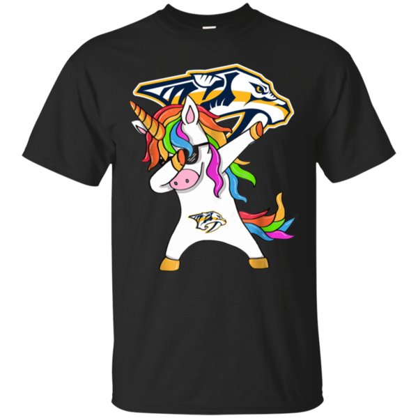 Dabbing Hip Hop Unicorn Dab Nashville Predators Shirt Cotton Shirt