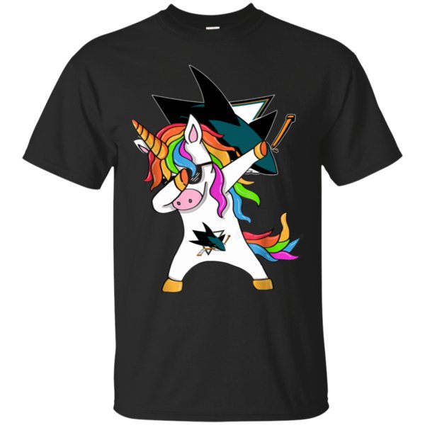 Dabbing Hip Hop Unicorn Dab San Jose Sharks Shirt Cotton Shirt