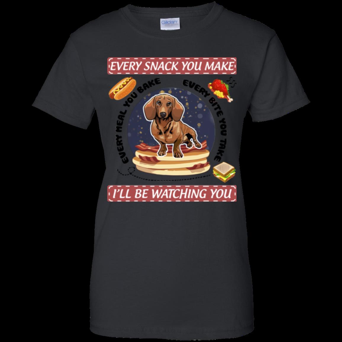 Dachshund Shirts Ill Be Watching You 2 » Cool Gifts for You - Mfamilygift Dachshund Shirts Ill Be Watching You 2