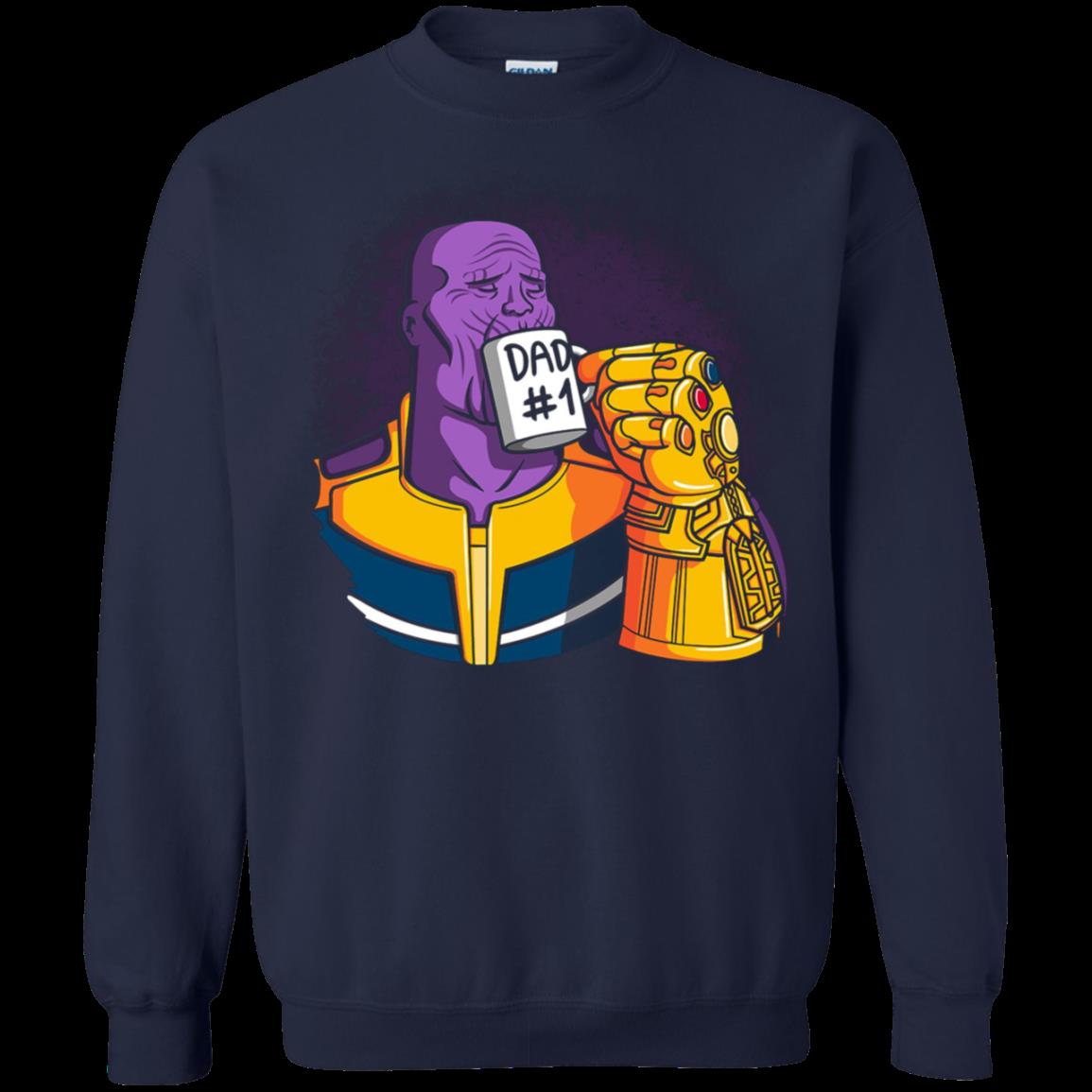 Dad #1 Thanos With Father Shirt Sweatshirt 1 » Cool Gifts for You - Mfamilygift Dad #1 Thanos With Father Shirt Sweatshirt 1