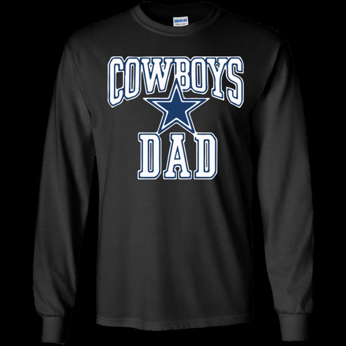 Dallas Cowboys #1 Dad Shirt Youth Ls Shirt