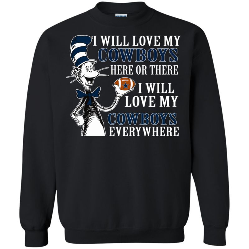 Dallas Cowboys Dr. Seuss Shirts I Will Love Everywhere 3 » Cool Gifts for You - Mfamilygift Dallas Cowboys Dr. Seuss Shirts I Will Love Everywhere 3