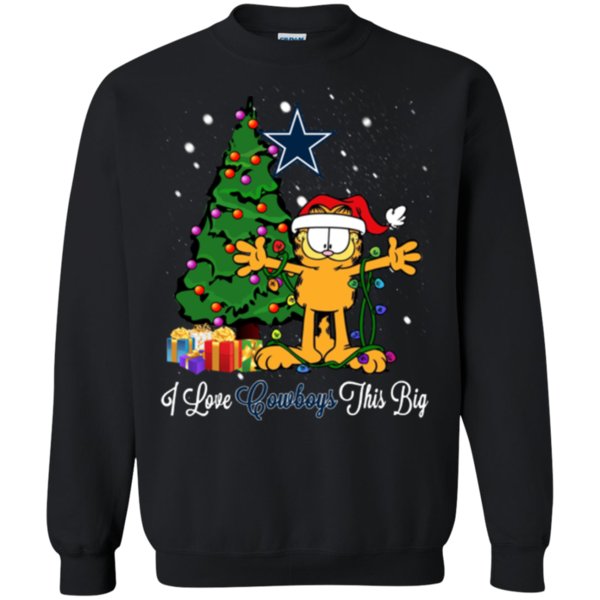 Dallas Cowboys Garfield Ugly Christmas Sweaters