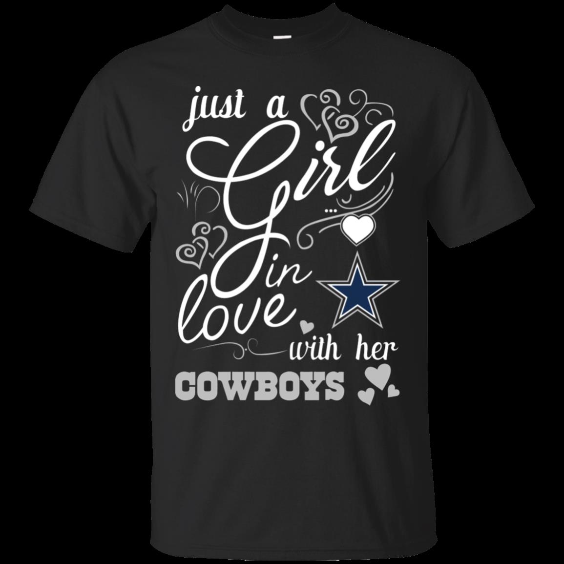 Dallas Cowboys Girl Shirts In Love With Her Cowboys Dallas Cowboys Girl Shirts In Love With Her Cowboys
