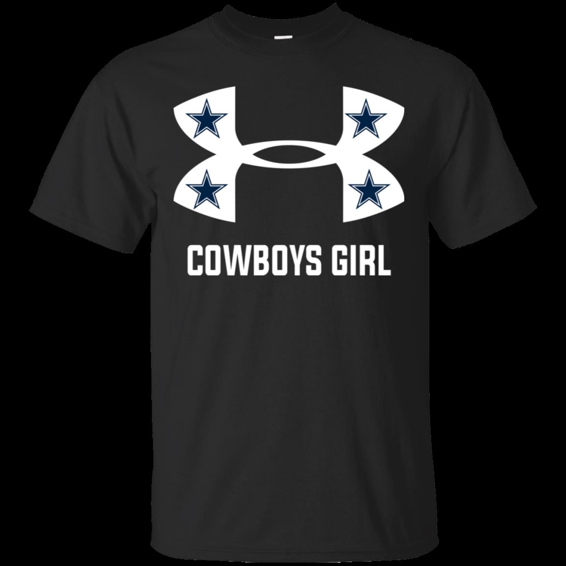 Dallas Cowboys Girl Under Armour Football Nfl Shirt Cotton Shirt Dallas Cowboys Girl Under Armour Football Nfl Shirt Cotton Shirt