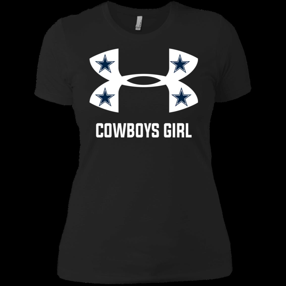 Dallas Cowboys Girl Under Armour Football Nfl Shirt Ladies' Boyfriend Shirt