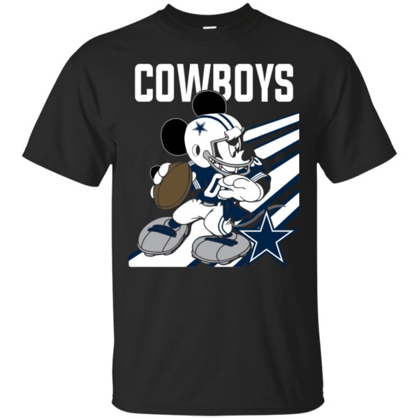 Dallas Cowboys Mickey Mouse Disney Nfl Shirt Cotton Shirt