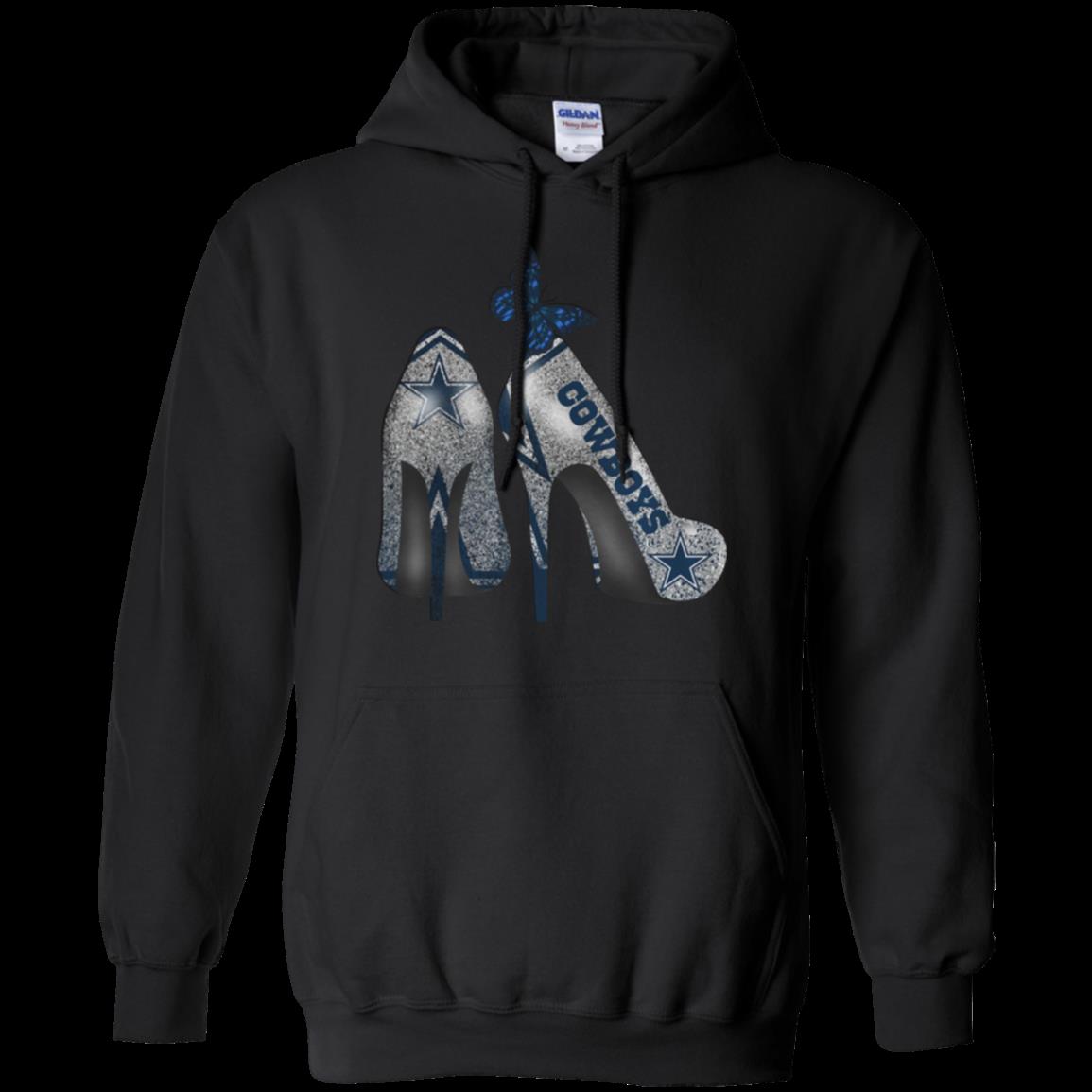 Dallas Cowboys Rhinestone High Heels Shirt Hoodie