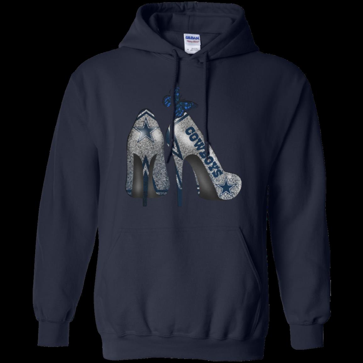 Dallas Cowboys Rhinestone High Heels Shirt Hoodie 1 » Cool Gifts for You - Mfamilygift Dallas Cowboys Rhinestone High Heels Shirt Hoodie 1
