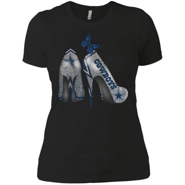 Dallas Cowboys Rhinestone High Heels Shirt Ladies? Boyfriend Shirt Dallas Cowboys Rhinestone High Heels Shirt Ladies? Boyfriend Shirt