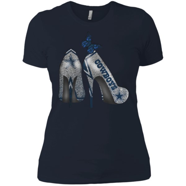 Dallas Cowboys Rhinestone High Heels Shirt Ladies? Boyfriend Shirt 1 » Cool Gifts for You - Mfamilygift Dallas Cowboys Rhinestone High Heels Shirt Ladies? Boyfriend Shirt 1