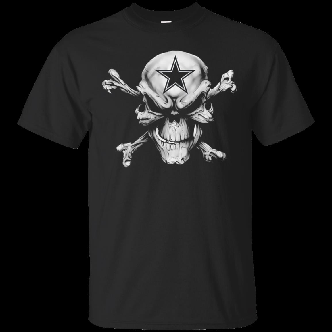 Dallas Cowboys Skull Star Dak Zeke Jersey T Shirt Cotton Shirt