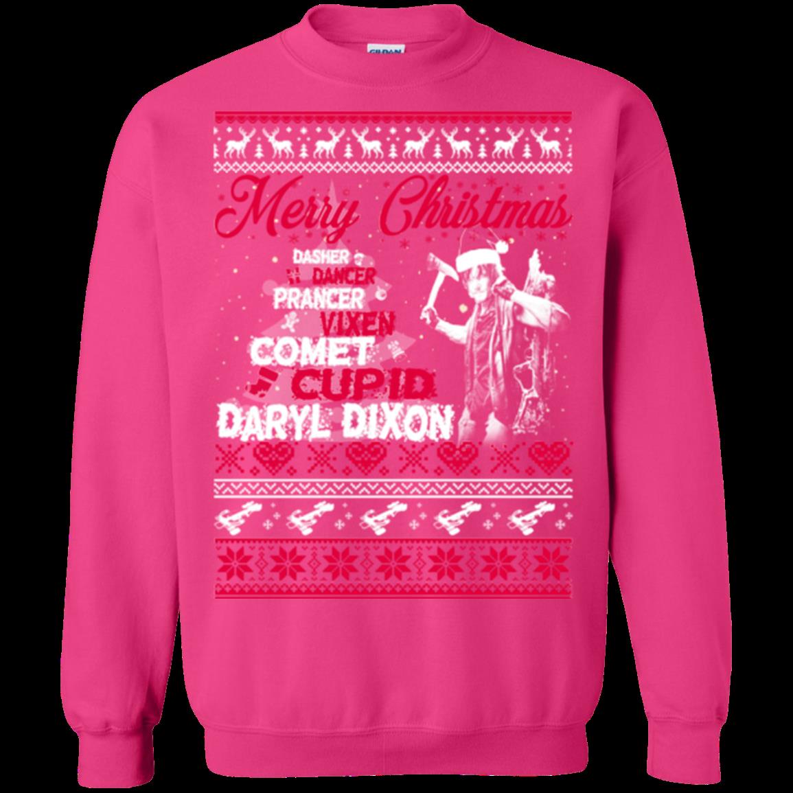 Daryl Dixon Ugly Christmas Sweater Merry Christmas 1 » Cool Gifts for You - Mfamilygift Daryl Dixon Ugly Christmas Sweater Merry Christmas 1