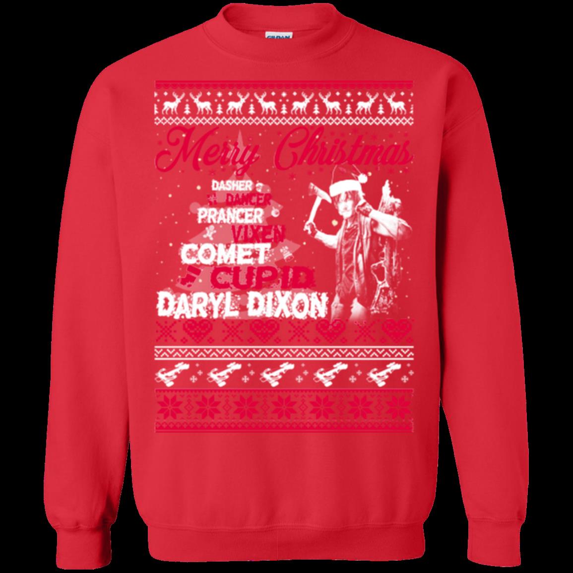 Daryl Dixon Ugly Christmas Sweater Merry Christmas 2 » Cool Gifts for You - Mfamilygift Daryl Dixon Ugly Christmas Sweater Merry Christmas 2