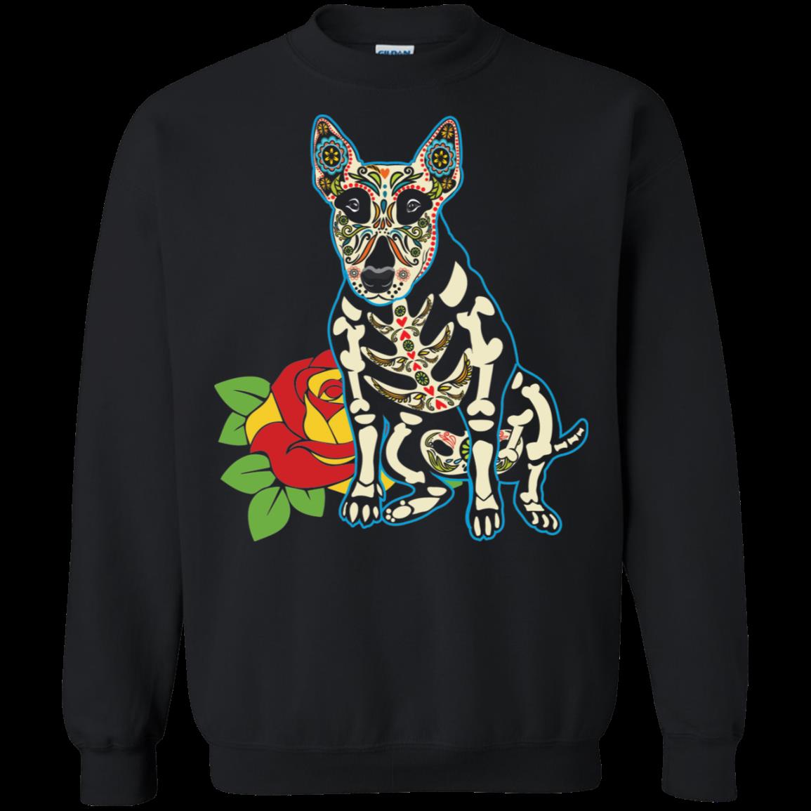 Day Of The Dead Bull Terrier Dog T Shirt Hoodies Sweatshirt 3 » Cool Gifts for You - Mfamilygift Day Of The Dead Bull Terrier Dog T Shirt Hoodies Sweatshirt 3